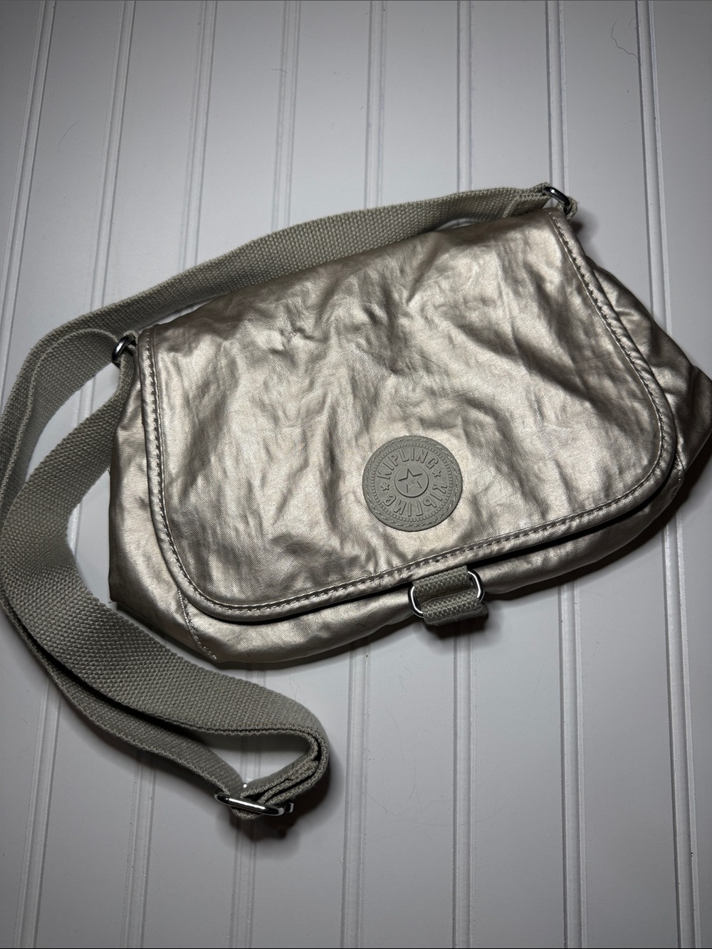 Kipling Silver Crossbody Bag